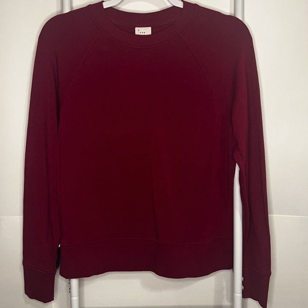 a new day - WOMEN'S CRIMSON CREWNECK SWEATSHIRT - SZ SMALL